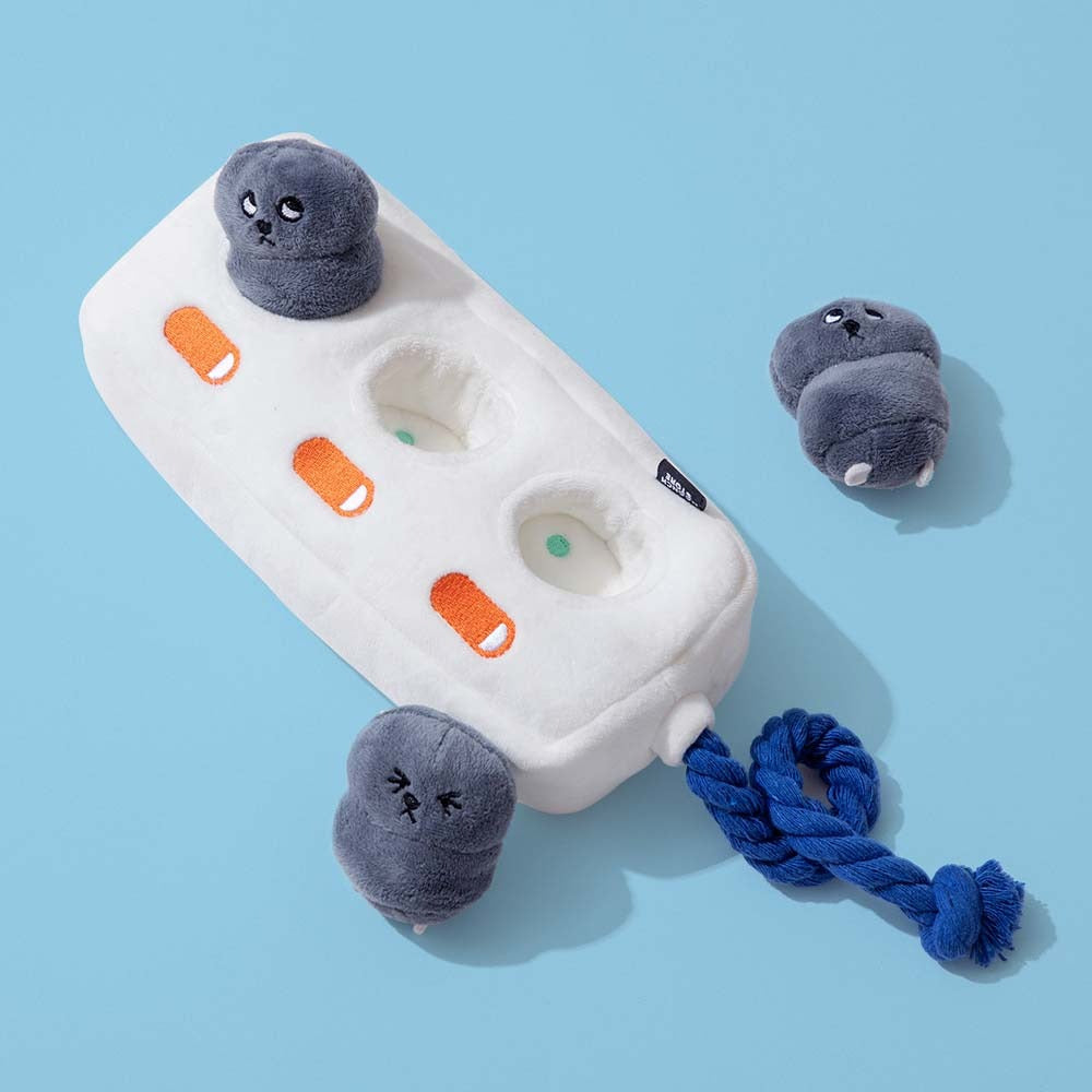 也小小_noonchstore_延長線藏食狗狗玩具 四件組