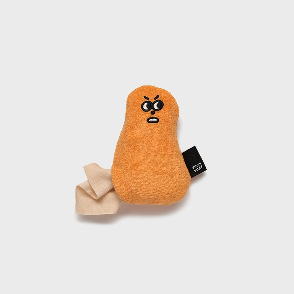 也小小_small stuff_Ugly Toy 有機棉醜醜藏食狗狗玩具 橘子橘